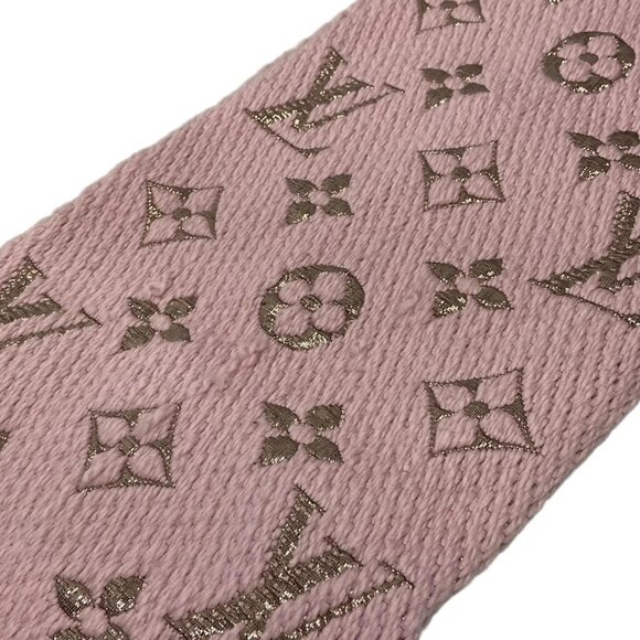 Authentic LOUIS VUITTON Echarpe Logomania Scarf bran475-111425 - Picture 3 of 6